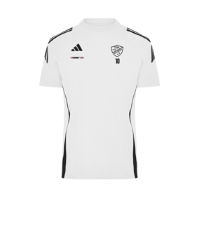 adidas Tiro 24 T-Shirt Weiss Schwarz