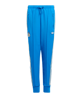 adidas Real Madrid Icon Track Hose Kids Blau - blau