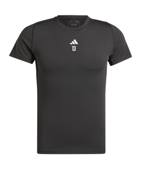 adidas Techfit Aeroready T-Shirt Schwarz