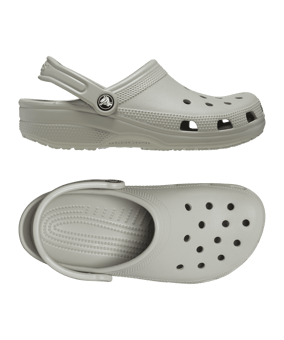 Crocs Classic Clog Badelatsche Grau - grau