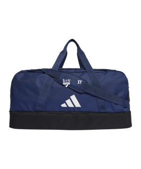 adidas Tiro League Duffel Bag Gr. L Blau Weiss