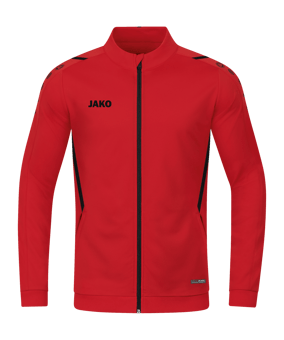JAKO Challenge Polyesterjacke Rot Schwarz F101 - rot
