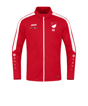 JAKO Power Polyesterjacke Rot Weiss F100