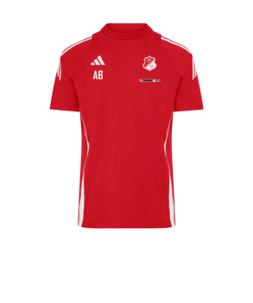 adidas Tiro 24 T-Shirt Rot Weiss