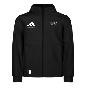 adidas Entrada 26 Regenjacke Schwarz