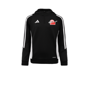 Sweat à capuche adidas Tiro 24 enfants noir blanc 