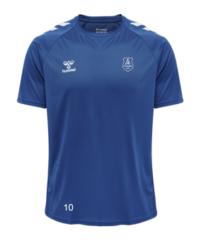 Hummel hmlCORE XK Poly T-Shirt Blau F7045
