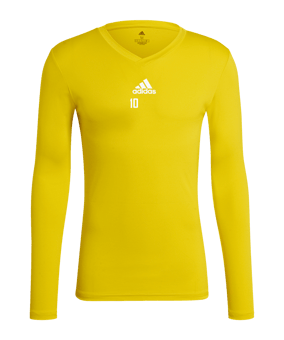 adidas Team Base Top langarm Gelb