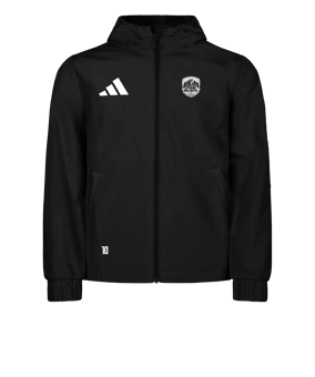 adidas Entrada 26 Regenjacke Schwarz