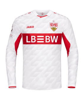 JAKO VfB Stuttgart International Trikot Langarm Home 2026/2027 Weiß F0