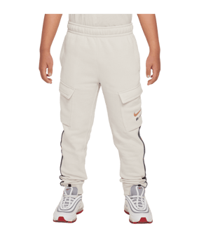 Nike Air Fleece Cargo Hose Kids Braun Grau F104 - braun