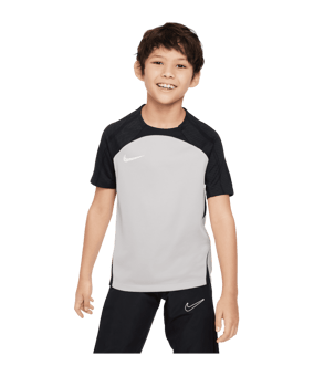 Nike Strike III Trikot Kids Grau Schwarz F052 - grau