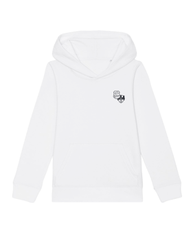 Merch Mini Cruiser Hoody Kids White | #justlogo1c