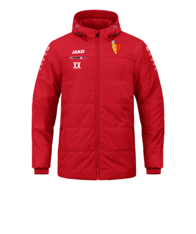 JAKO Team Coach Kapuzenjacke Rot F100