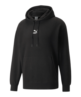 PUMA Classics Relaxed Hoody Schwarz F01 - schwarz