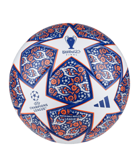 adidas UCL League Istanbul Trainingsball Weiss - weiss