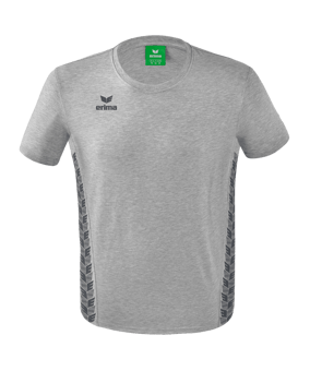 Erima Team Essential T-Shirt Kids Hellgrau Grau - grau