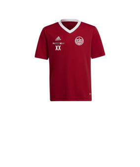 adidas Entrada 22 Trikot Kids Rot Weiss