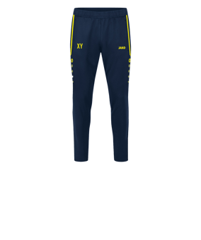 JAKO Allround Trainingshose Kids Blau Gelb F904