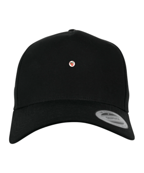 Merch 5 Panel Curved Snapback Cap Grey