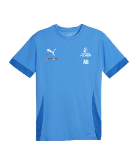 PUMA teamGOAL Matchday Trikot Blau Weiss F02
