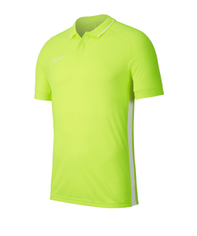 Nike Academy 19 Poloshirt Gelb Weiss F702 - gelb