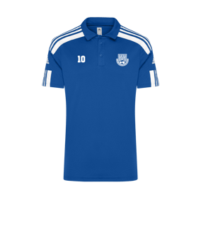 adidas Squadra 21 Poloshirt Blau Weiss