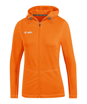 JAKO Run 2.0 Kapuzenjacke Damen Orange F19