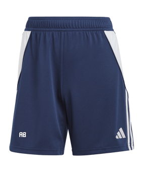 adidas Tiro 24 Short Damen Blau Weiss