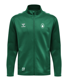 Hummel hmlCORE XK Poly Trainingsjacke Grün F6140