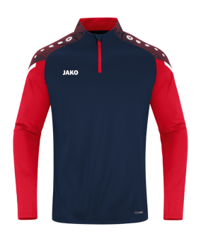JAKO Performance Ziptop Kids Blau Rot F909 - blau