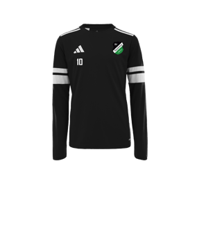 adidas Squadra 25 Trikot Langarm Kids Schwarz