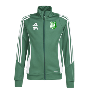 adidas Tiro 24 Trainingsjacke Grün Weiss