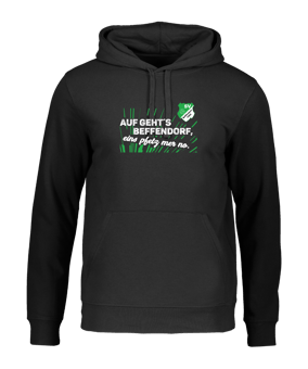 Merch Drummer 2.0 Hoody Black | #aufgehts