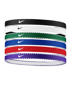 Nike Flex Classic 6PK Stirnband Blau F475 - blau