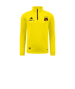 adidas Entrada 22 HalfZip Sweatshirt Kids Gelb