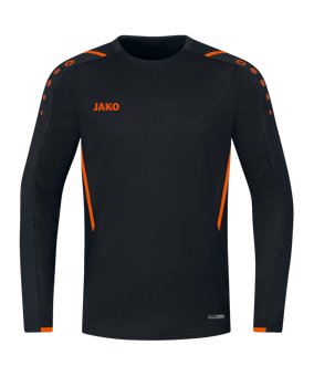JAKO Challenge Sweatshirt Kids Schwarz Orange F807 - schwarz