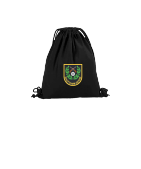 Merch Organic Premium Cotton Gymsack Black | #logo4c