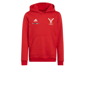 adidas Entrada 22 Hoody Kids Rot