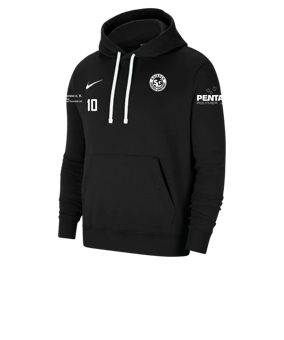 Nike Park 20 Fleece Hoody Schwarz Weiss F010