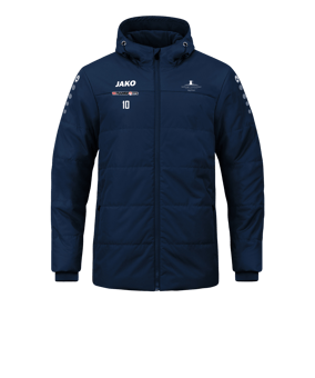 JAKO Team Coach Kapuzenjacke Blau F900