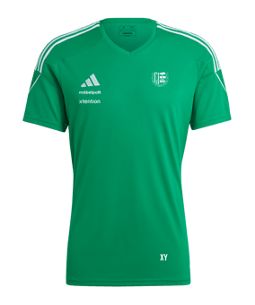 adidas Tiro 23 Trikot Dunkelgrün Weiss