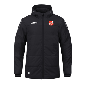 JAKO Team Coach Kapuzenjacke Schwarz F800