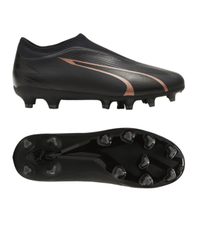 PUMA ULTRA Match LL FG/AG Eclipse Jr Kids Schwarz Bronze F02 - schwarz
