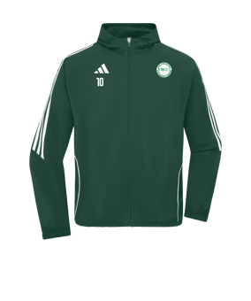 Veste coupe-vent adidas Tiro 24 verte blanche 