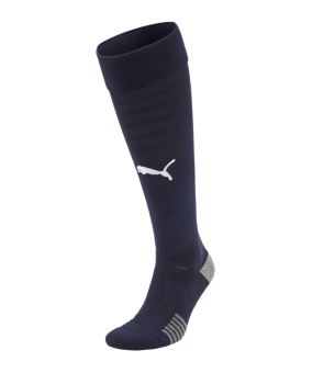 PUMA teamFINAL Strumpfstutzen Dunkelblau Weiss F06 - blau