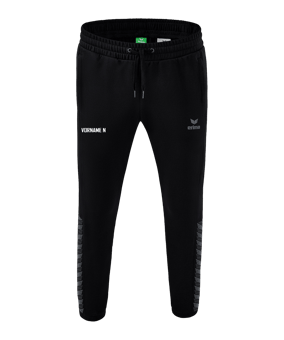 Erima Team Essential Jogginghose Kids Schwarz