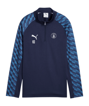 PUMA teamLIGA26 Training 1/4 Zip Top Kids Blau F06