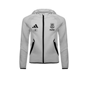 adidas Tiro Travel Hoody Kids Grau