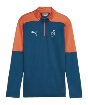 PUMA Neymar Jr. Creativity HalfZip Sweatshirt Kids Grün F13 - gruen